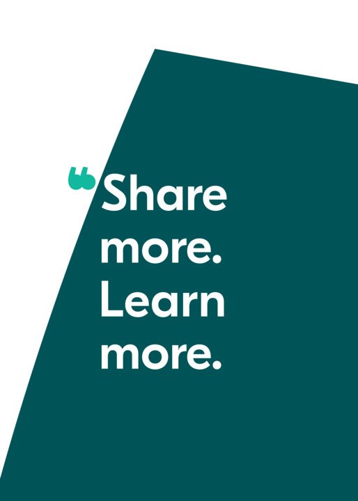 Share more. Learn more.